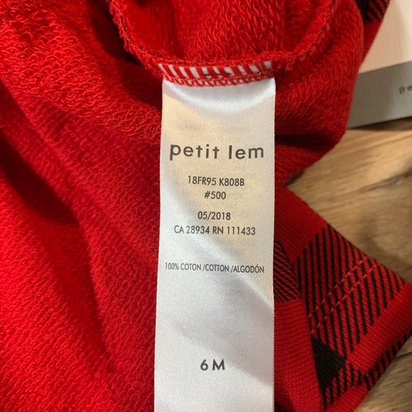 New! Petit Lem Baby Christmas Holiday Outfit 2 - Picture 8 of 9